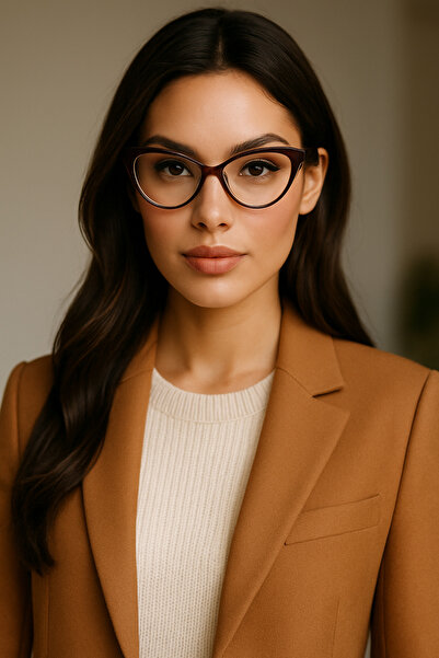 Phellos Brown Women's Glasses Women's Accessory