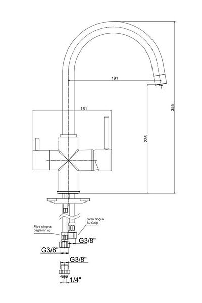 Eca Dual Flow Dual Flow Water Purifier Household Appliance with Battery 102118137