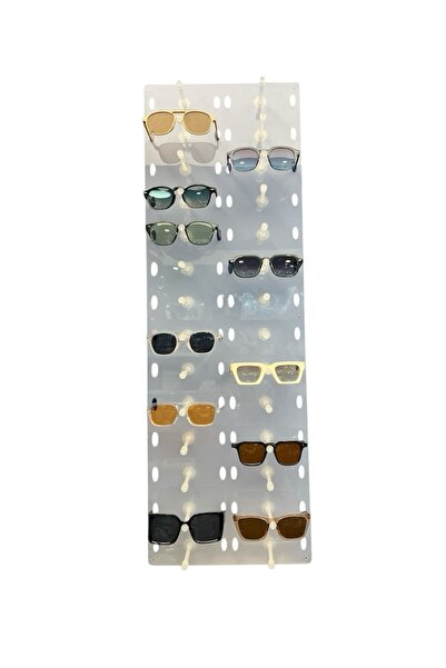 STAND MARKET Wall Mounted Glasses Stand 28 Plexi Glass | 99X33 cm Glasses Display Stand