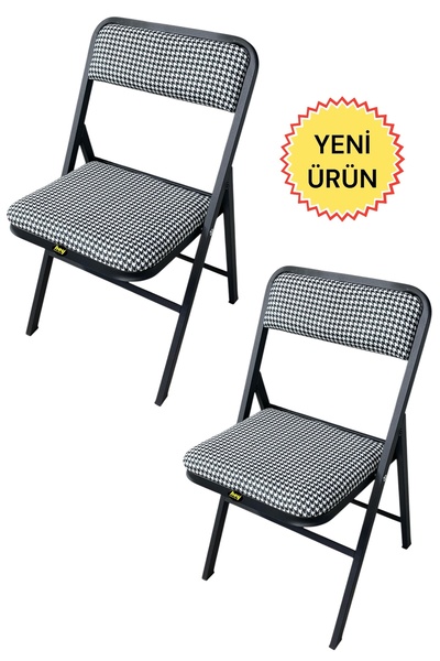 hey Katlanır Kamp Sandalyesi Piknik Sandalyesi Kazayağı Kumaş 2'li