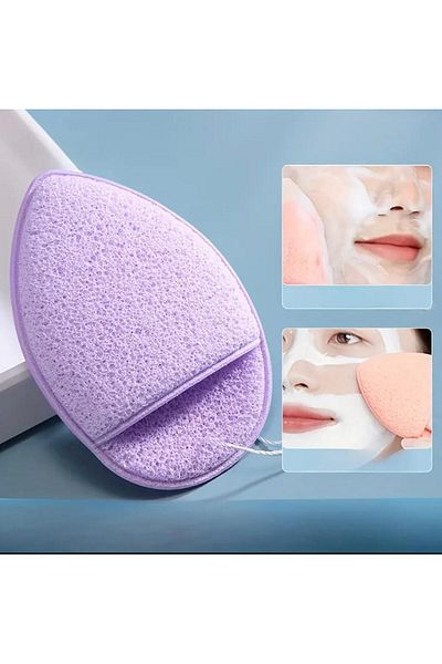 SİNKA Facial Cleansing Puff Sponge Makeup Remover Washcloth