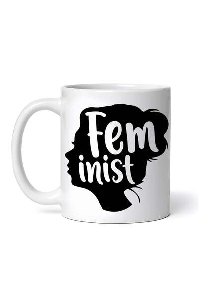 OEM Εξατομικευμένη λευκή κούπα, Ο φεμινισμός είναι σέξι, INOVATIX®. 330ml