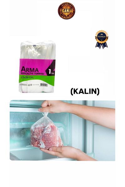 figanlar ambalaj 1kg Nylon Bag (23X36) cm 2-Pack Transparent Candy Pulses Grocery Bag / Cabinet Bag Thick
