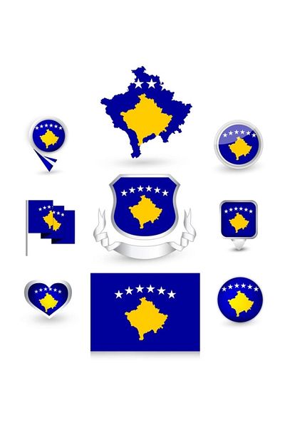 Reysa Tasarım Kosovo Sticker Set