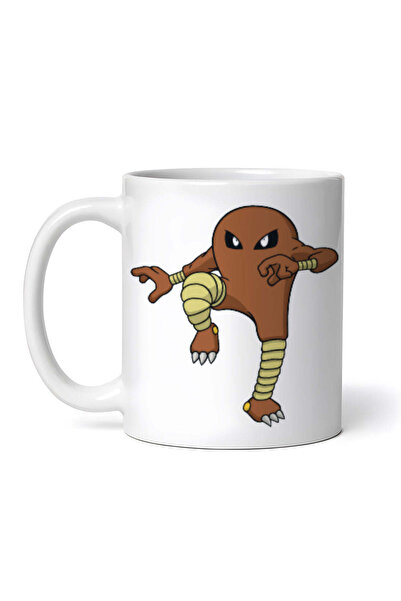 OEM Εξατομικευμένη λευκή κούπα, Pokemon Hitmonlee, INOVATIX®. 330 ml