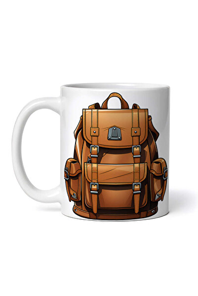 OEM Cană albă personalizată, Ghiozdan, INOVATIX®. 330ml