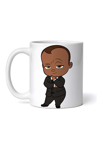 OEM Cană albă personalizată, filmul Bebelușul Șeful, INOVATIX®. 330ml