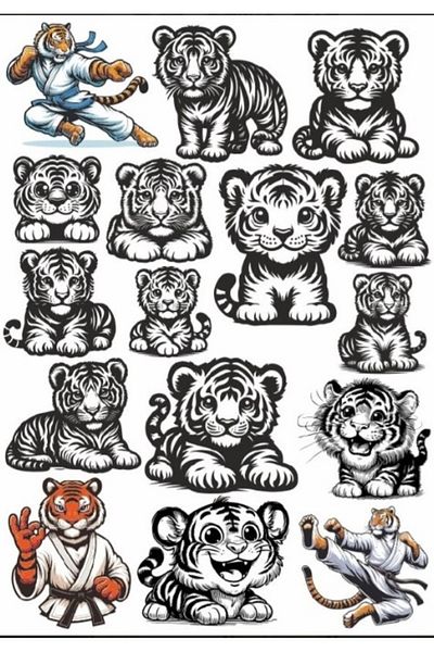 Reysa Tasarım Lion Sticker Set