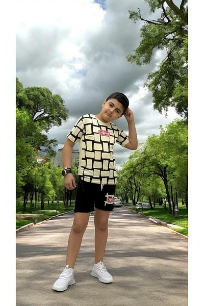 Medinenur Boy's Shorts Set