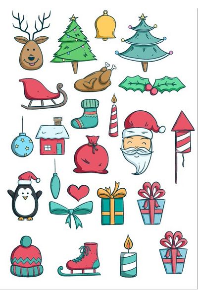 Reysa Tasarım Christmas Themed Sticker Set