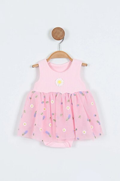 Minigimin Cicileri Miniğimin Cicileri (3-18 Ay) Papatya Lavanta Desenli Zıbın...