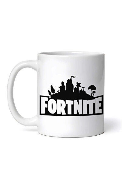 OEM Cană albă personalizată, cu logo-ul Fortnite și orașul în fundal, INOVATI...