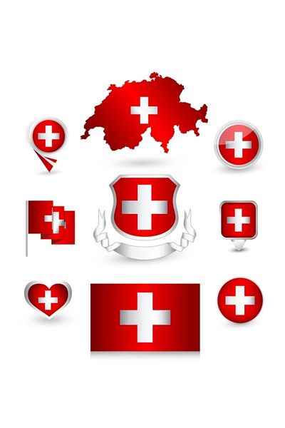 Reysa Tasarım Switzerland Sticker Set