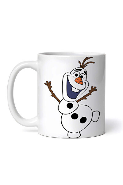 OEM Cană albă personalizată, Frozen Olaf dansând, INOVATIX®. 330ml