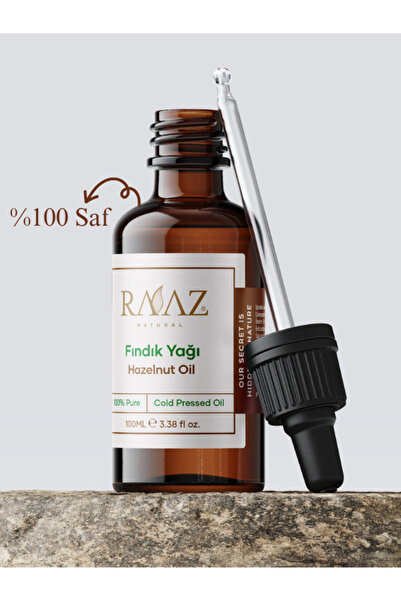 RAAZ Fındık Yağı 100 ml – %100 Saf, Doğal Ve Soğuk Sıkım