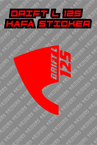 TRİDERS ملصق مونديال دريفت L 125 للرأس