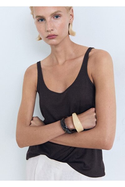 MANGO Woman Keten askılı bluz