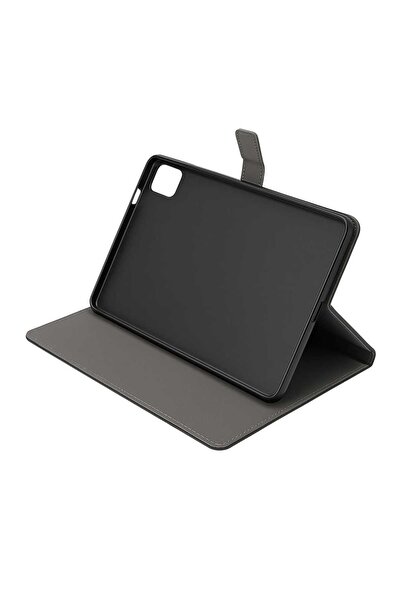Hanedanev Lenovo Tab M10 3.Nesil Uyumlu Manyetik Deri Kılıf İç Kısmı Yumuşak Kadife Dokulu Silikon Yuva