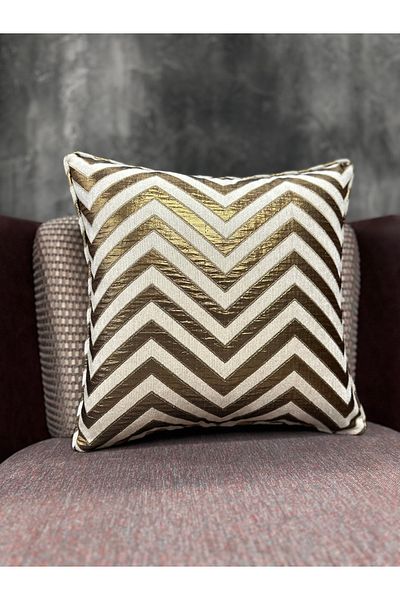 Fabricland Αποκλειστική Εισαγόμενη Πανδώρα ΚΡΕΜΑ-ΧΡΥΣΟ ΚΑΛΥΜΜΑ ΜΑΞΙΛΑΡΙΟΥ 43x43cm