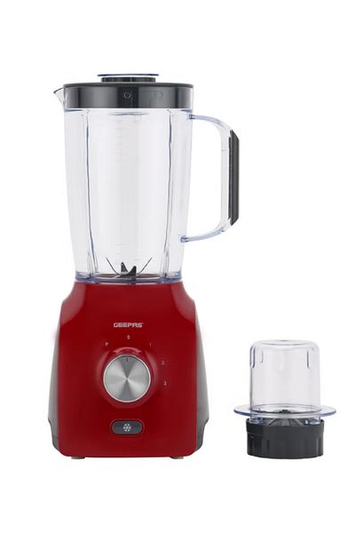 Geepas Gsb5485 600w 2 In 1 Blender - Stainless Steel Blades, 3 Speed Control With Pulse