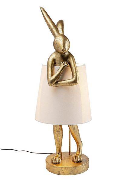 KARE Lampa De Podea Design, Animale Rabbit, Auriu, 88 Cm, E14, Sursa De Lumina Nu Este Inclusa