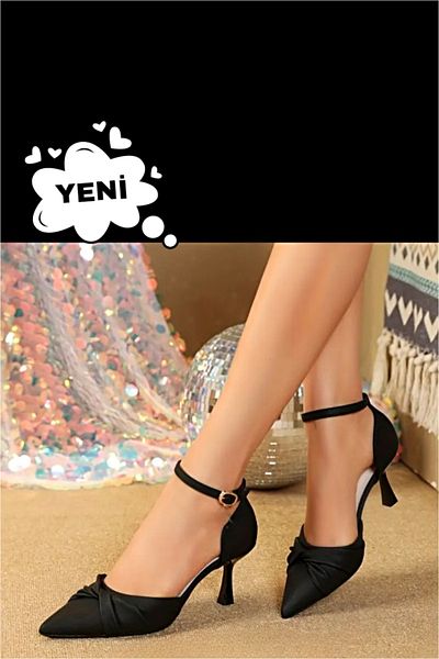 Modavien Women's 7 cm Evening Shoes with Pearls