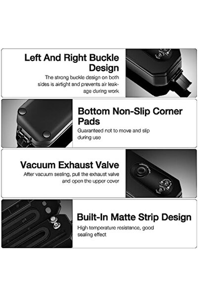 Generic Vacuum Sealer Machine, Vacuum Food Sealer Machine, Vacuum Packing Machine with 50 Vacuum Sealer Bags