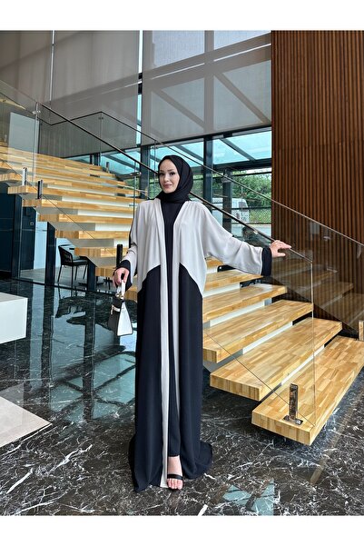 sevannaluxurydesign Double Color Abaya & Dress Double Set