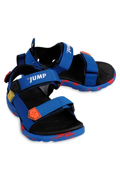 Jump 30071 Sandale confortabile, ușoare, albastre, pentru băieți preșcolari