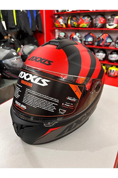 CYRIL HELMETS AXXIS DRAKEN S PREMIER B5 MATT RED XL