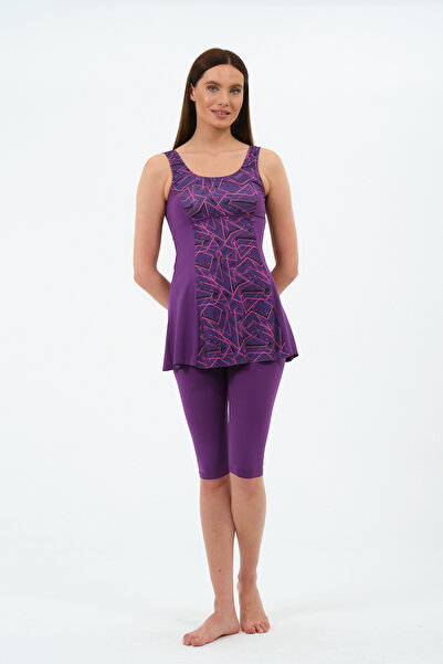 sandsunsea textile product Costum de baie pentru femei material elastic cu im...