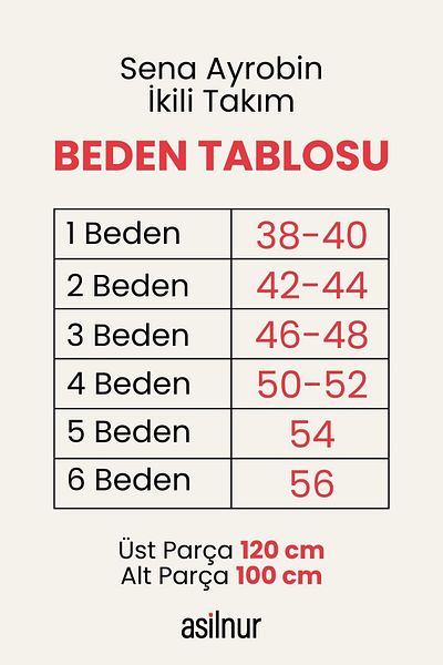 ASİLNUR Sena Ayrobin Zippered Double Set Black