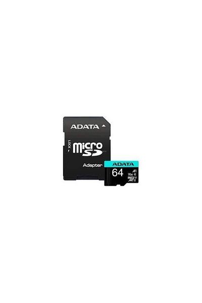 Adata Card memorie Adata microSD Premier Pro 64 GB UHS1 U3 V30 A2 + adapter