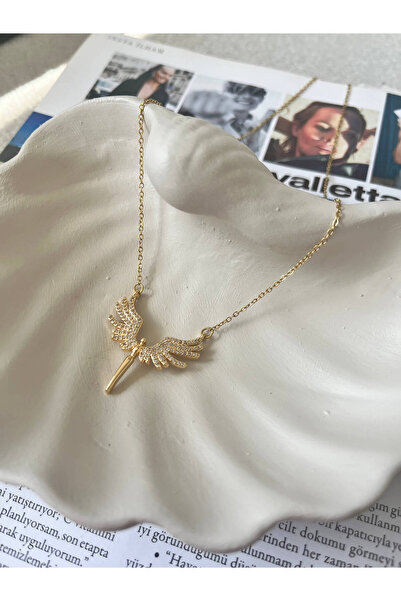 Vixora Zincirli Zirkon Anka Kuşu Kolye