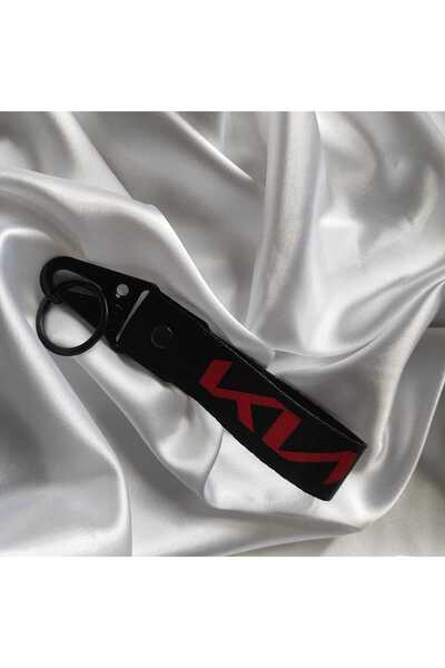 CEBECİOTO سلسلة مفاتيح من قماش كيا، إكسسوار سيارات عالي الجودة، الطول 15 سم