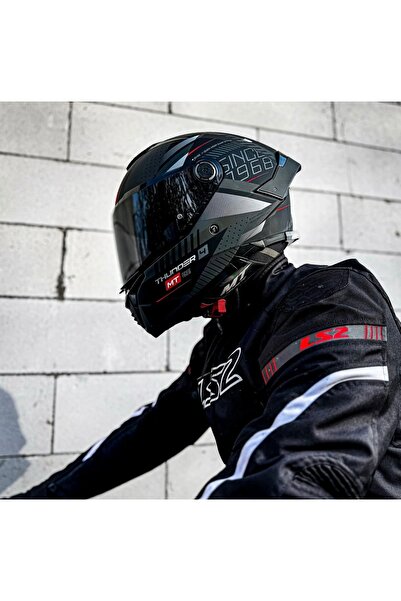 MT Helmets Thunder 4 Sv Luminence D1 kask(şeffaf vizörlü)