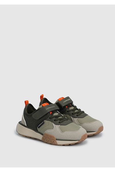 lumberjack Chlapecké khaki tenisky - střední model