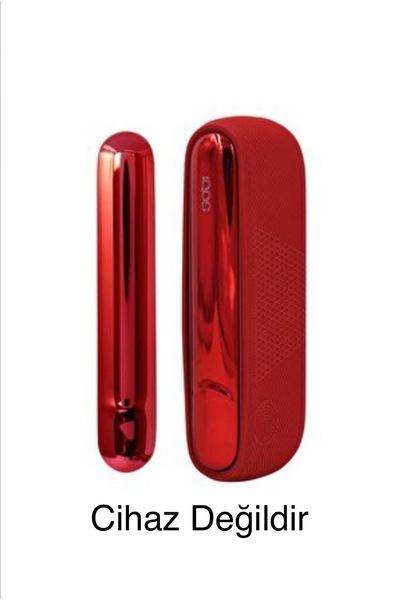 Zigver Iqos Iluma Modeli Için Silikon Kılıf Seti Red(TEREA ILE ÇALIŞAN CİHAZA...