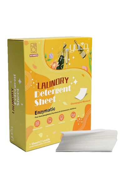OEM Laundry Detergent Napkin 40 Pieces – 80 Washes, Instant Dissolve, Compact & Easy to Use