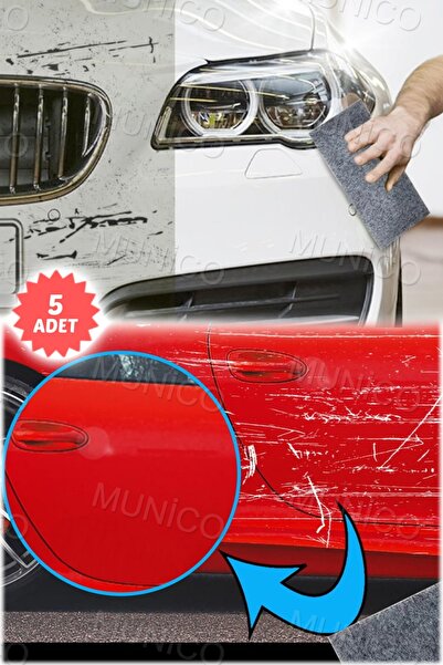 Munico 5 Adet Nano Bez Araba Çizik Giderici Için Araba Çizik Onarım Bezi Arab...