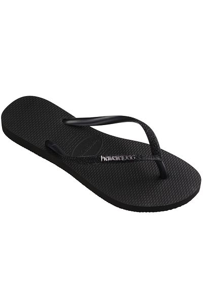 Havaianas Slim Glitter Black Women's Slippers 2024