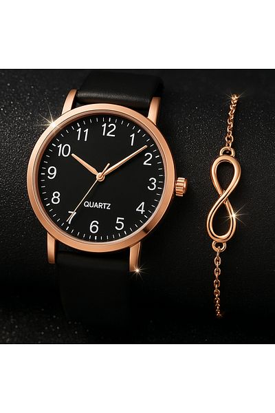 Luvesta Watch - Gold-colored - Black