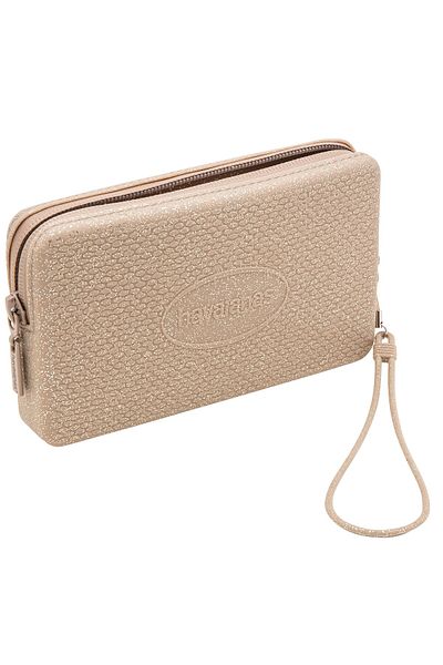 Havaianas Mini Bag Plus Glitter Ασημένια τσάντα παραλίας