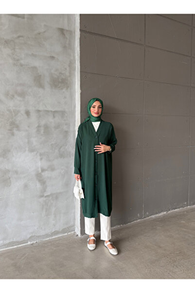 hacer ayaydın Καπάκι με κουμπιά Standard Size Oversize/Φορεμένο τουνίκ