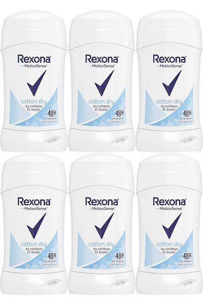 Rexona Cotton Dry Deodorant 40ml X 6