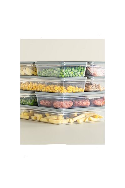 VİZYON Refrigerator Organizer Set Refrigerator Organizer Icebox Storage Container