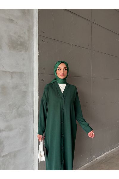 hacer ayaydın Buttoned Standard Size Oversize Cap/Tunic