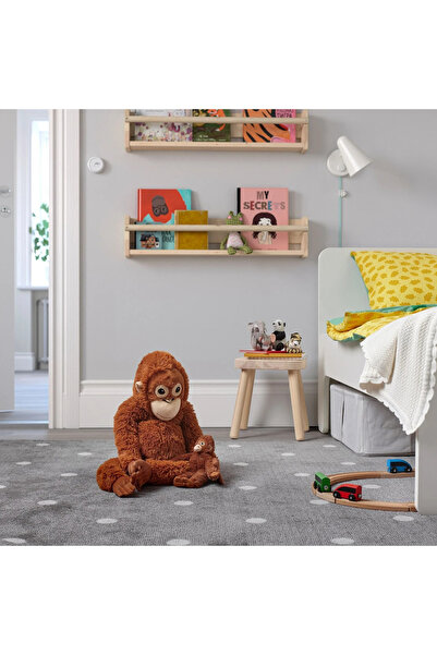 IKEA Maymun 66cm+Minik Maymun 20 cm Yumuşak Oyuncak