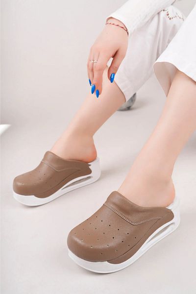 bellaista Cool (AIR) Σόλα Γνήσιο Δέρμα Sabo Doctor Nurse Hospital Παντόφλες