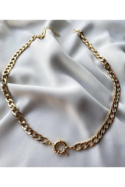 Asia by Leuvoié Asia By Leuvoie Çelik Gemici Düğümlü Zincir Kolye